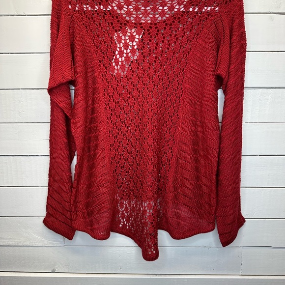 Papillon red crochet sweater - Picture 10 of 11